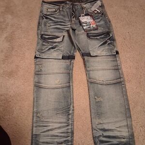 Mens Distressed Jeans Brand New 38/34